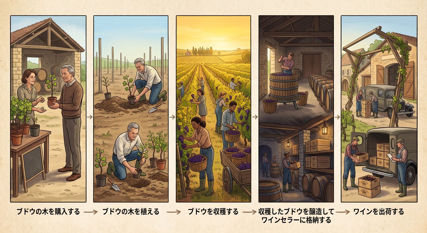 ワインを出荷して勝利を目指せ